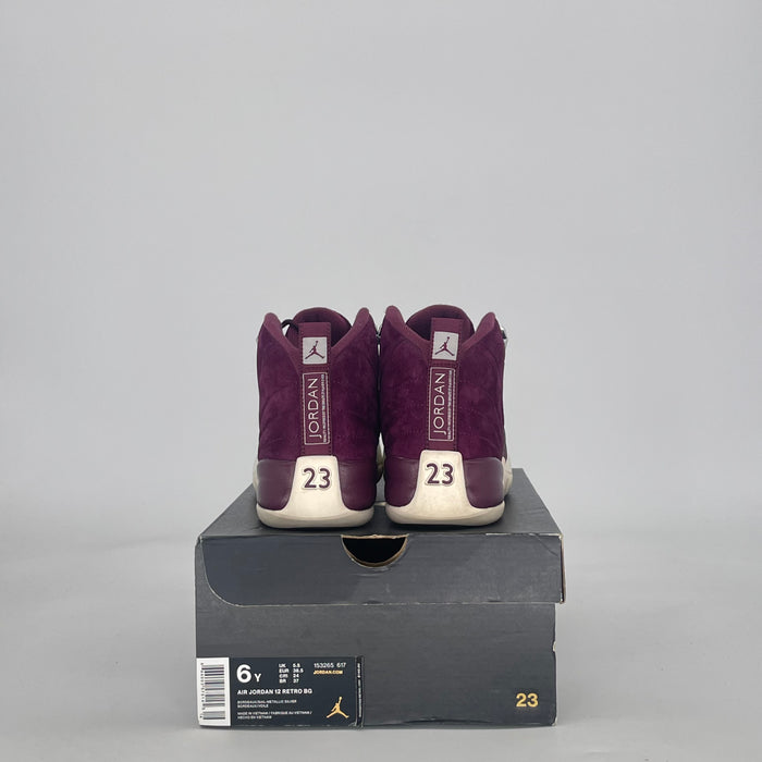 AIR JORDAN 12 BORDEAUX 153265-617 SIZE 6/7.5W GS