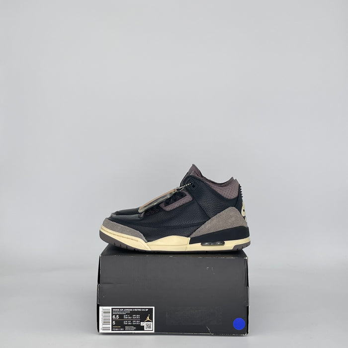 AIR JORDAN 3 A MA MANIERE WHILE YOU WERE SLEEPING FZ4811-001 SIZE 5/6.5W GS