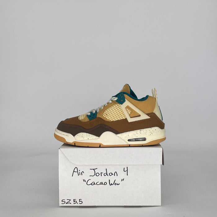 AIR JORDAN 4 CACAO WOW FB2214-200 SIZE 5.5/7W GS