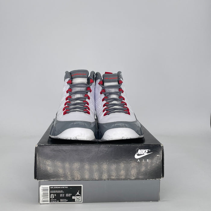 AIR JORDAN 9 FIRE RED CT8019-162 SIZE 8.5/10W
