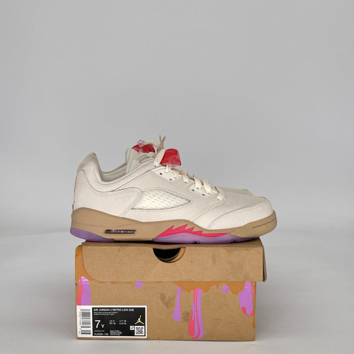 AIR JORDAN 5 PEANUT BUTTER & JELLY HJ5994-106 SIZE 7/8.5W