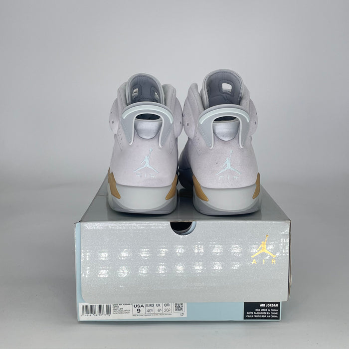 AIR JORDAN 6 CRAFT PARIS OLYMPICS PEARL DQ4914-074 SIZE 7.5/9W MENS
