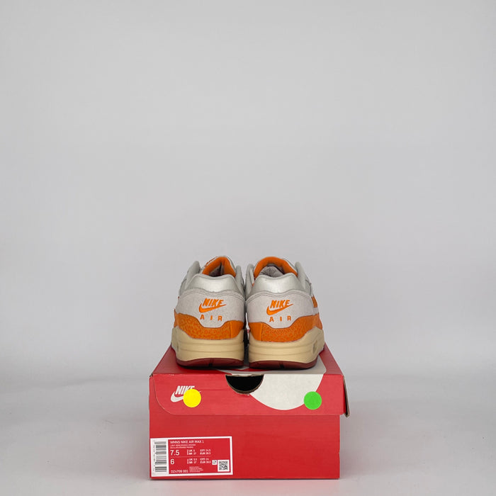 NIKE AIR MAX 1 MASTER MAGMA ORANGE DZ4709-001 SIZE 6/7.5W GS