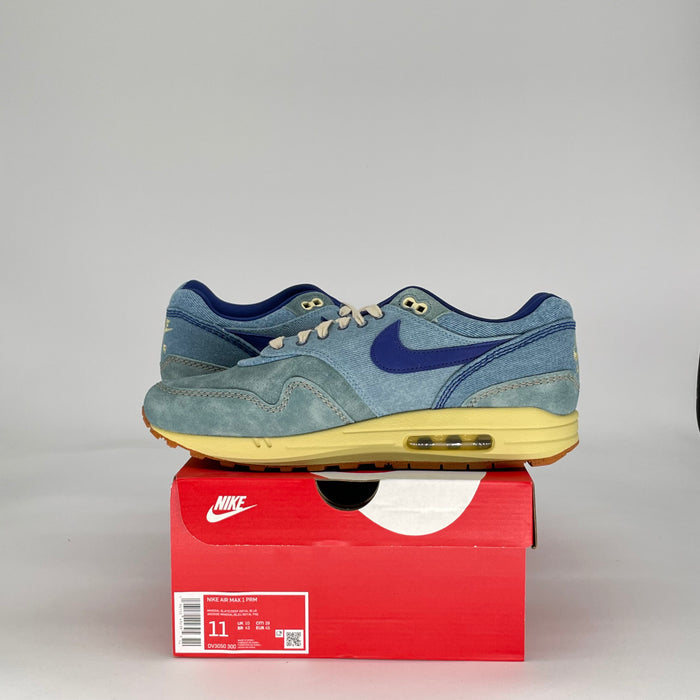NIKE AIR MAX 1 PRM DIRTY DENIM DV3050-300 SIZE 11/12.5W