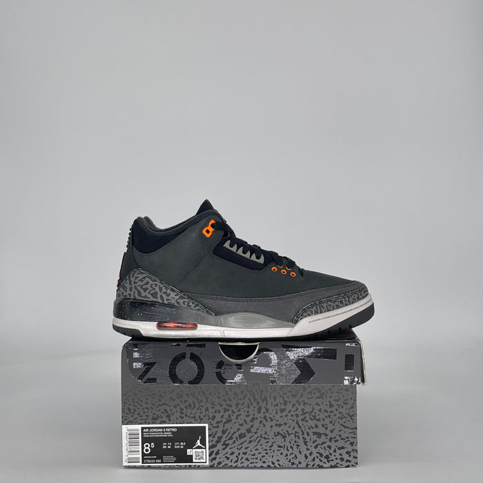 AIR JORDAN 3 FEAR PACK (2023) CT8532-080 SIZE 8.5/10W