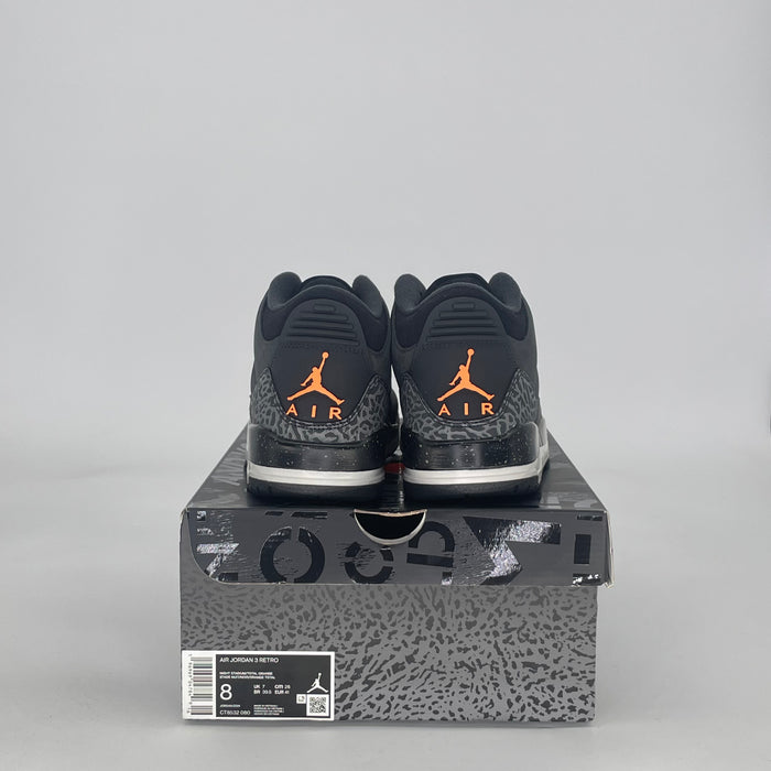 AIR JORDAN 3 FEAR PACK CT8532-080 SIZE 8/9.5W