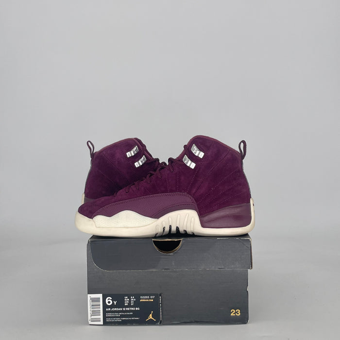 AIR JORDAN 12 BORDEAUX 153265-617 SIZE 6/7.5W GS