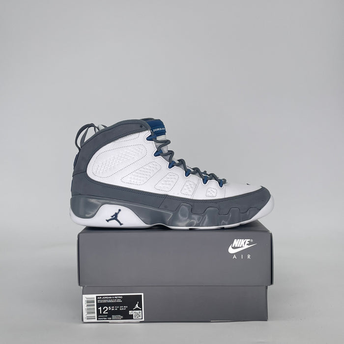 AIR JORDAN 9 FLINT GREY FRENCH BLUE HV4794-100 SIZE 12.5/14W
