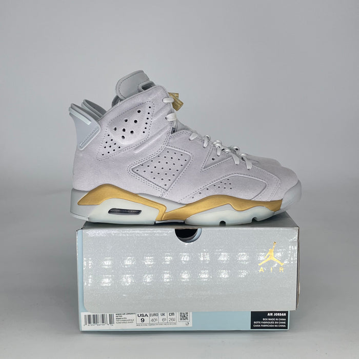 AIR JORDAN 6 CRAFT PARIS OLYMPICS PEARL DQ4914-074 SIZE 7.5/9W MENS