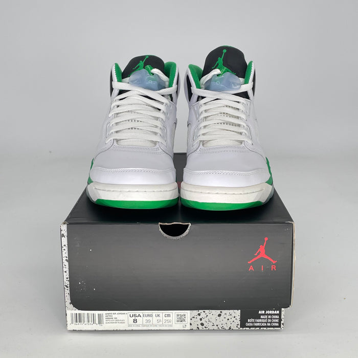 AIR JORDAN 5 LUCKY GREEN W DD9336-103 SIZE 6.5/8W
