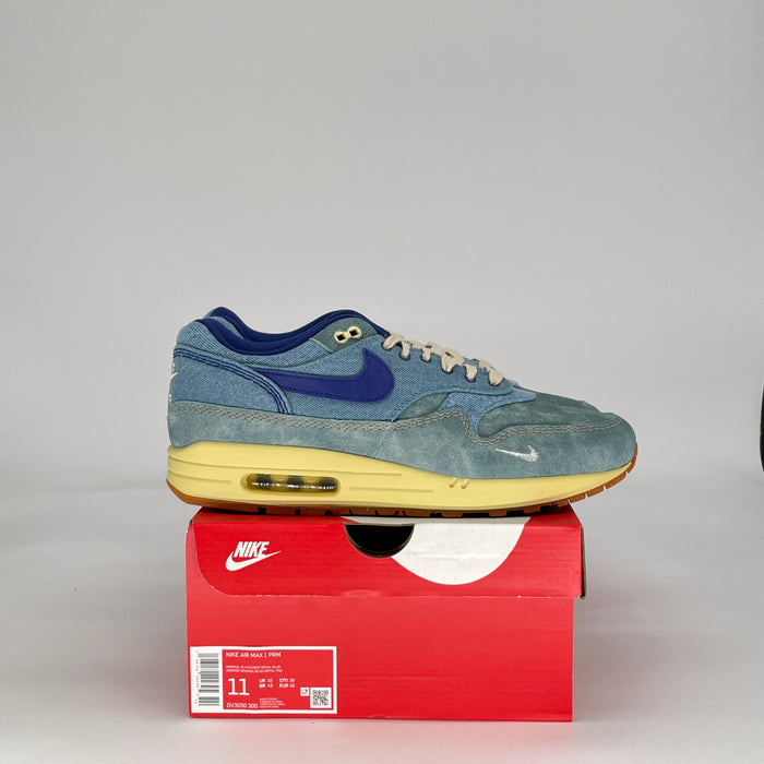 NIKE AIR MAX 1 PRM DIRTY DENIM DV3050-300 SIZE 11/12.5W