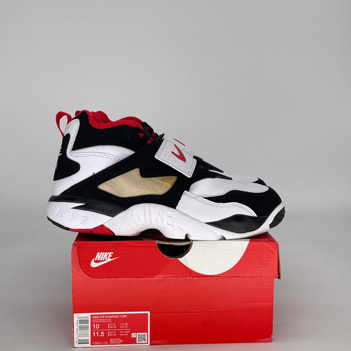NIKE AIR DIAMOND TURF 49ERS (2025) FZ8224-100 SIZE 10/11.5W