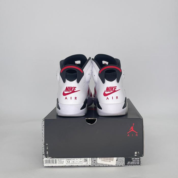 AIR JORDAN 6 CARMINE (2021) CT8529-106 SIZE 12/13.5W