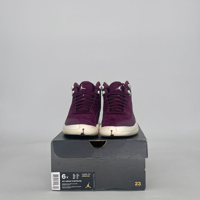 AIR JORDAN 12 BORDEAUX 153265-617 SIZE 6/7.5W GS