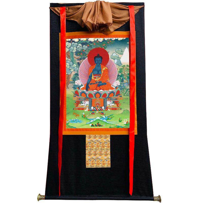 Acala / Akshobhya - Tibetan thangka painting, view 8