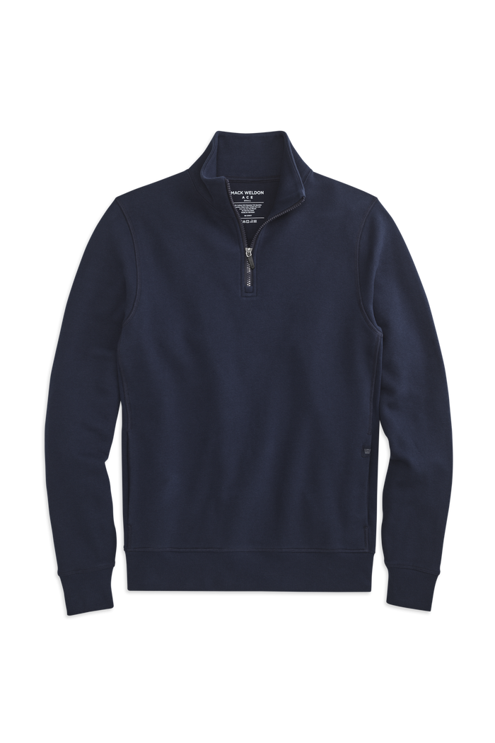 Total Eclipse | Front view of Ace Half Zip in Total Eclipse