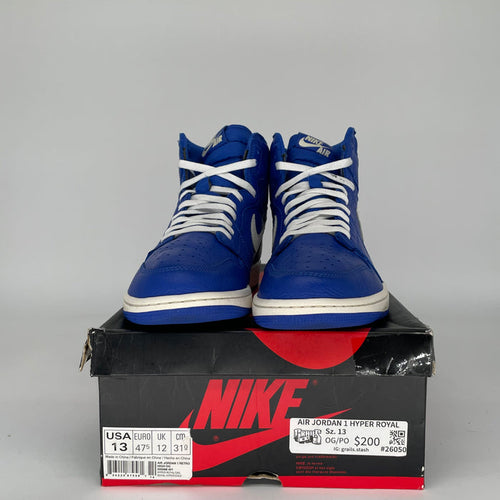 AIR JORDAN 1 HYPER ROYAL 555088-401 SIZE 13/14.5W