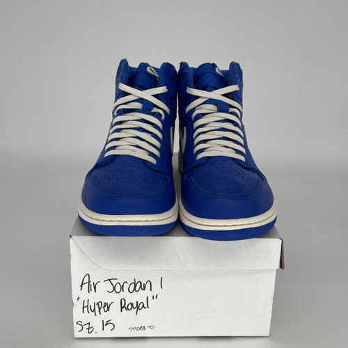 AIR JORDAN 1 HYPER ROYAL SIZE 15/16.5W 555088-401