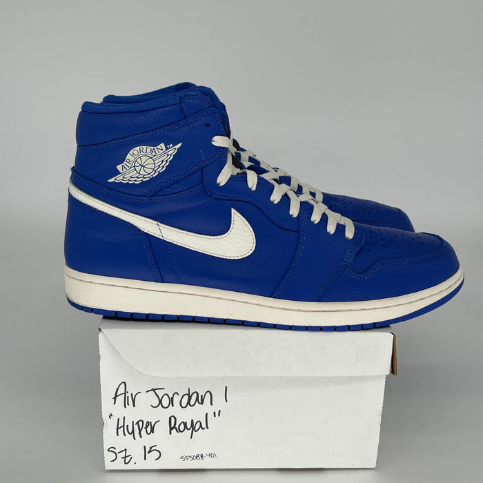 AIR JORDAN 1 HYPER ROYAL SIZE 15/16.5W 555088-401
