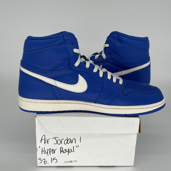 AIR JORDAN 1 HYPER ROYAL SIZE 15/16.5W 555088-401