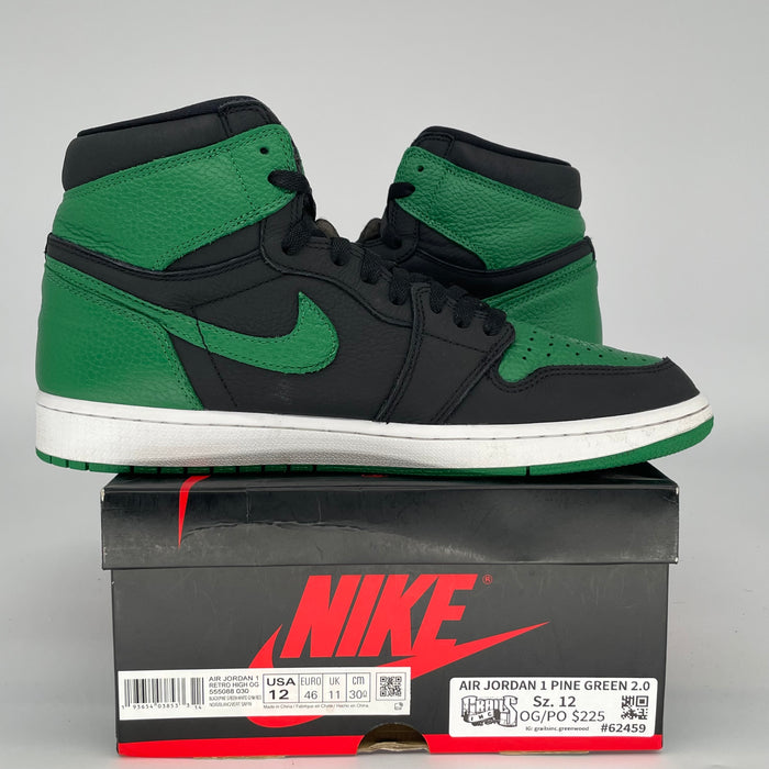 AIR JORDAN 1 PINE GREEN 2.0 SIZE 12/13.5W 555088-030