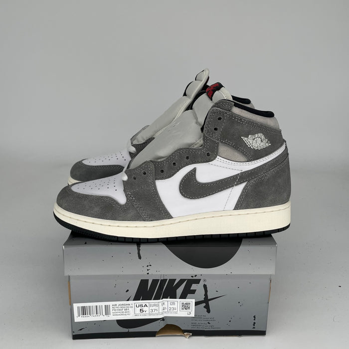 AIR JORDAN 1 WASHED BLACK SIZE 5/6.5W FD1437-051