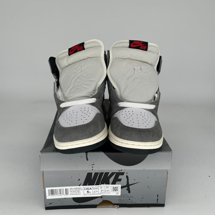 AIR JORDAN 1 WASHED BLACK SIZE 5/6.5W FD1437-051
