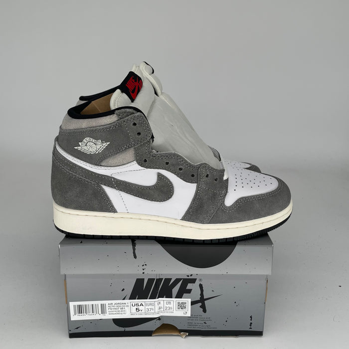 AIR JORDAN 1 WASHED BLACK SIZE 5/6.5W FD1437-051