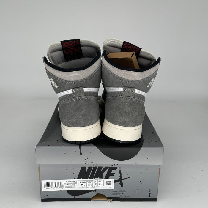 AIR JORDAN 1 WASHED BLACK SIZE 5/6.5W FD1437-051