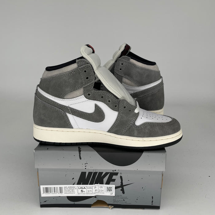 AIR JORDAN 1 WASHED BLACK SIZE 5/6.5W FD1437-051