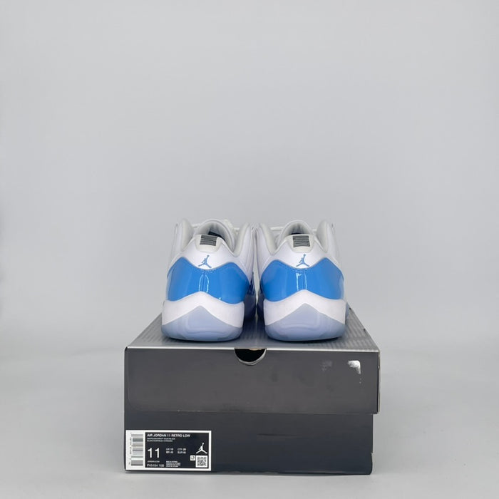 AIR JORDAN 11 LOW UNIVERSITY BLUE FV5104-100 SIZE 11/12.5W