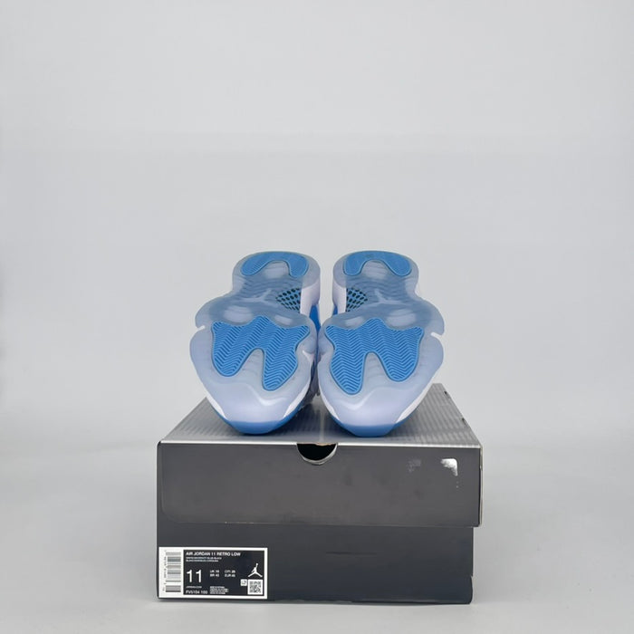 AIR JORDAN 11 LOW UNIVERSITY BLUE FV5104-100 SIZE 11/12.5W