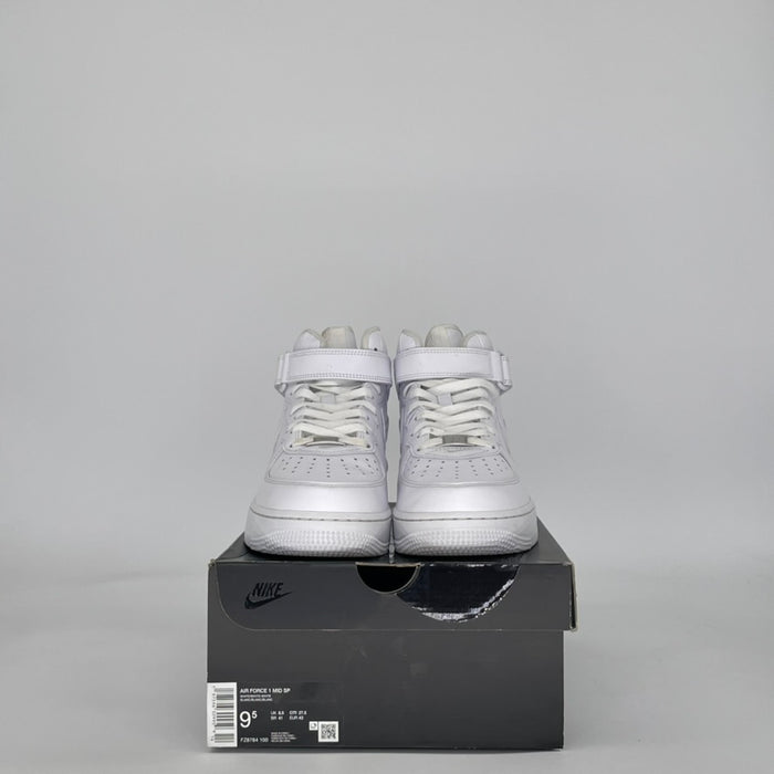 NIKE AIR FORCE 1 MID SUPREME WHITE FZ8784-100 SIZE 9.5/11W