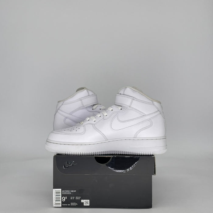 NIKE AIR FORCE 1 MID SUPREME WHITE FZ8784-100 SIZE 9.5/11W