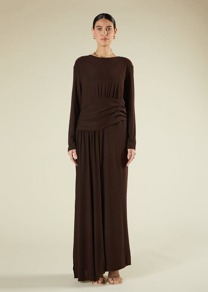 Alaia Maxi Brown