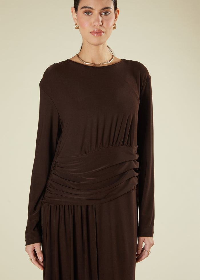 Alaia Maxi Brown
