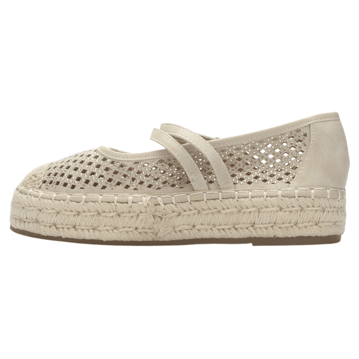 Alpargata de mujer Beige Casual Chalada Tap-50 Zapatos Planos Comfort Chalada