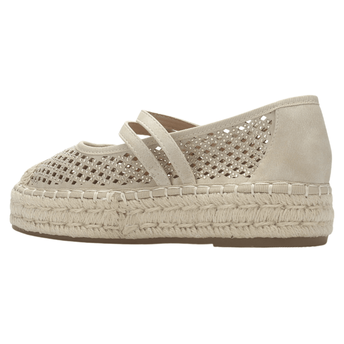 Alpargata de mujer Beige Casual Chalada Tap-50 Zapatos Planos Comfort Chalada