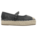 Alpargata Negro Mujer Casual Chalada Tap-50 Zapatos Planos Comfort Chalada