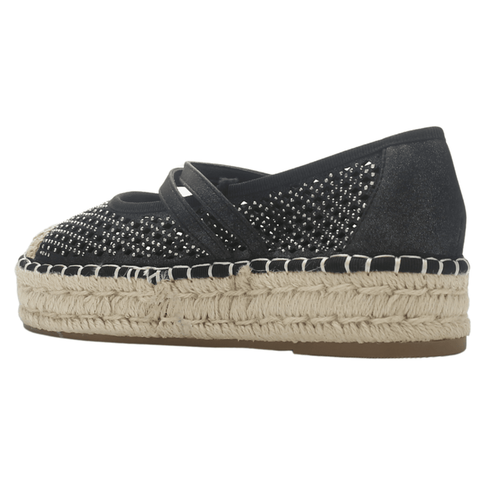 Alpargata Negro Mujer Casual Chalada Tap-50 Zapatos Planos Comfort Chalada