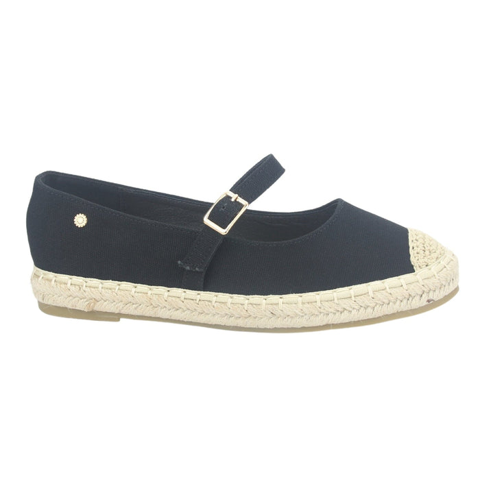 Alpargatas Chalada Mujer Dijon-11 Negro Casual Ballerinas Chalada