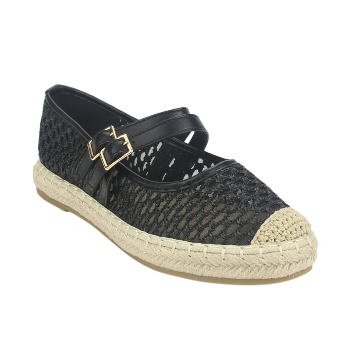 Alpargatas Chalada Mujer Dijon-12 Negro Casual Zapatos Planos Comfort Chalada