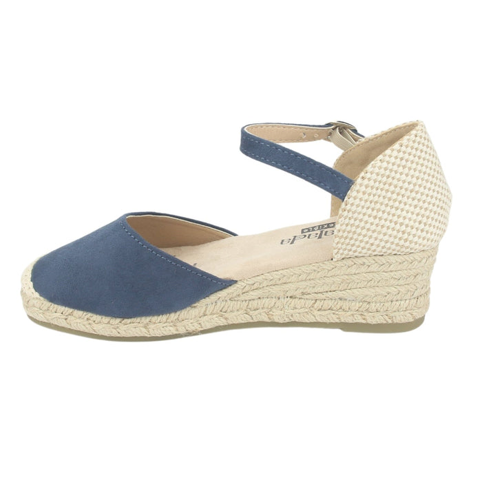 Alpargatas Chalada Mujer Parati-10 Azul Casual Tacones Bajos Chalada
