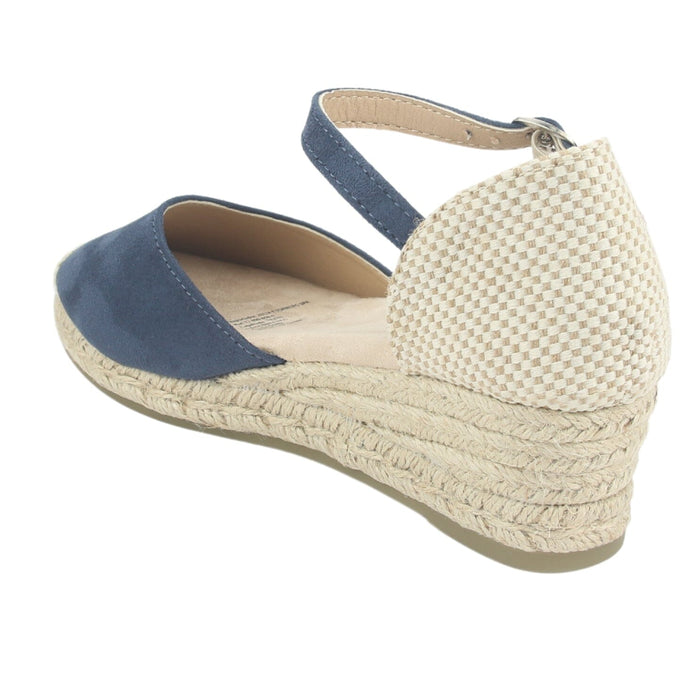 Alpargatas Chalada Mujer Parati-10 Azul Casual Tacones Bajos Chalada