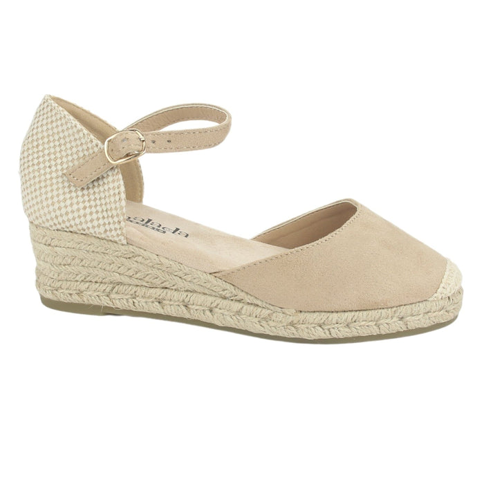 Alpargatas Chalada Mujer Parati-10 Beige Casual Tacones Bajos Chalada