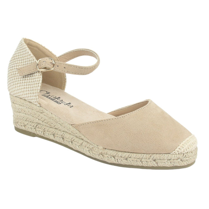 Alpargatas Chalada Mujer Parati-10 Beige Casual Tacones Bajos Chalada