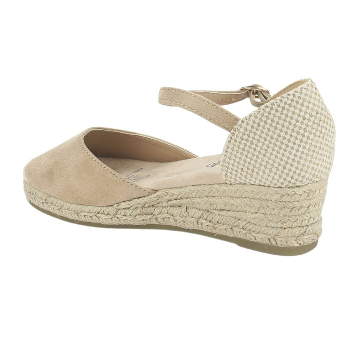 Alpargatas Chalada Mujer Parati-10 Beige Casual Tacones Bajos Chalada