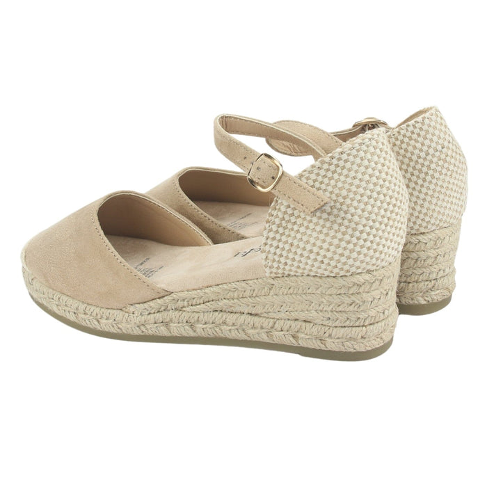 Alpargatas Chalada Mujer Parati-10 Beige Casual Tacones Bajos Chalada