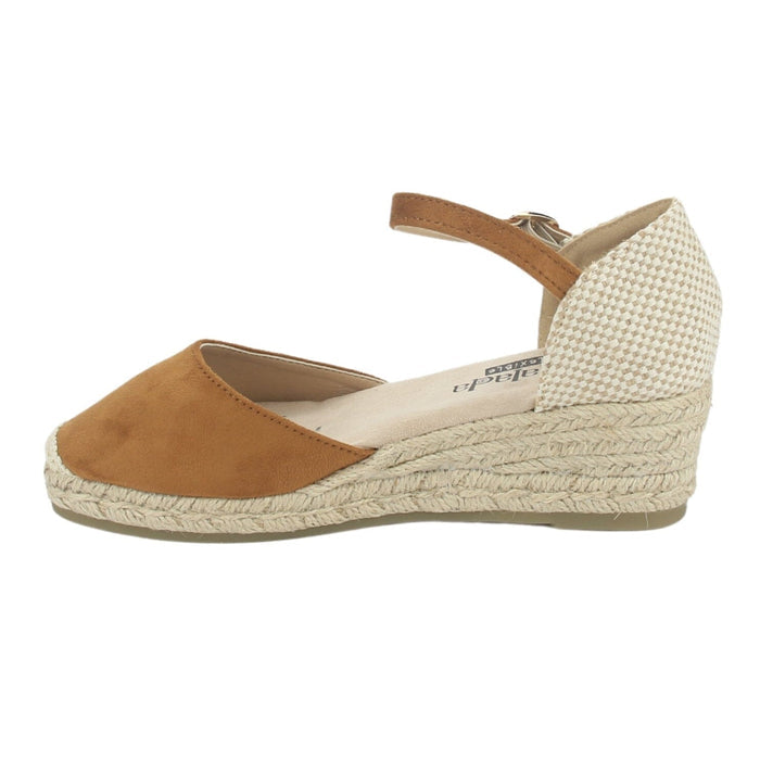 Alpargatas Chalada Mujer Parati-10 Camel Casual Tacones Bajos Chalada