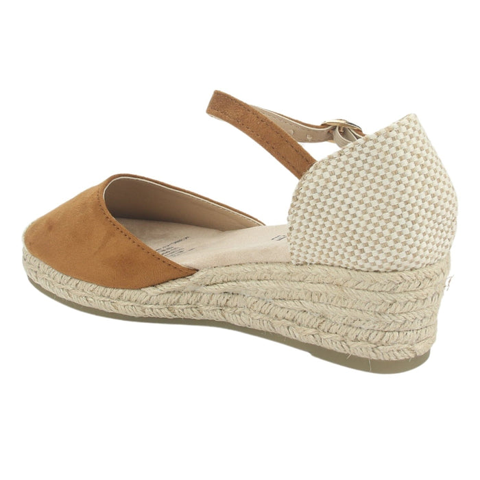 Alpargatas Chalada Mujer Parati-10 Camel Casual Tacones Bajos Chalada